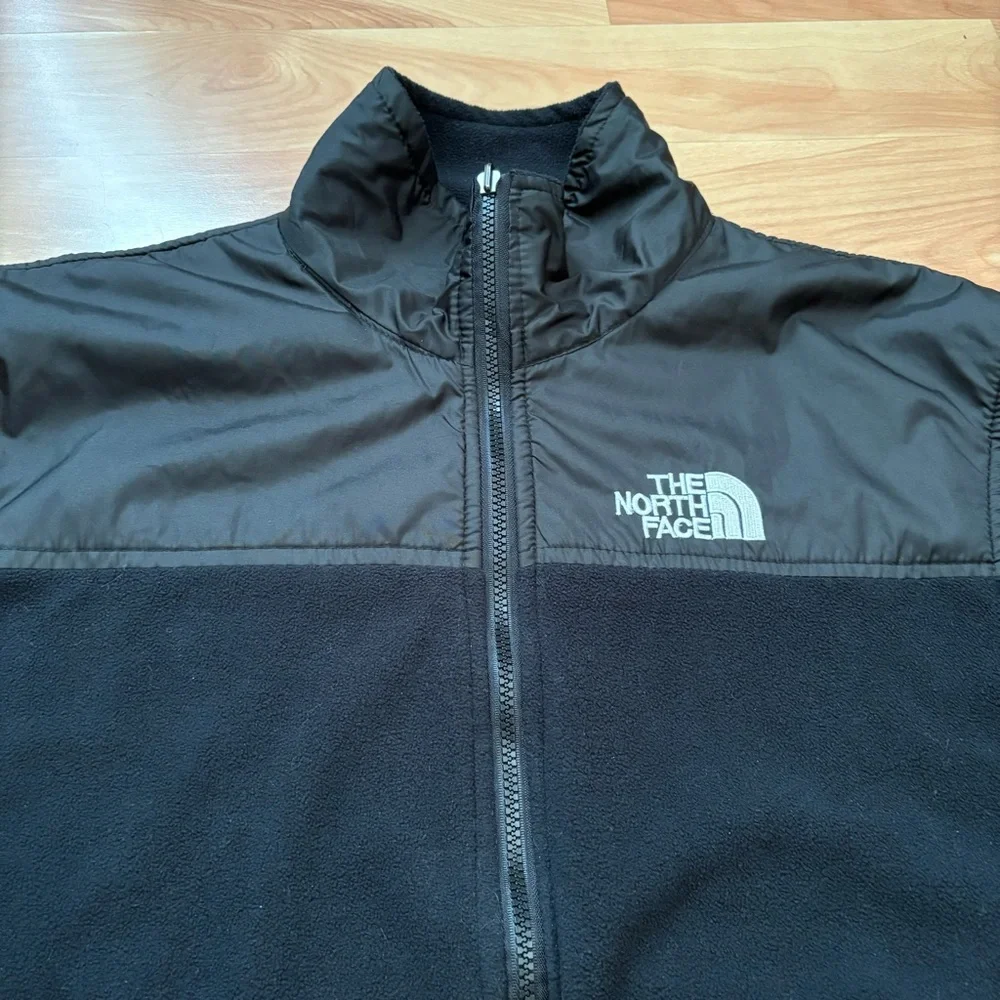 Vintage The North Face Black Summit Series Fleece Jacket Large 90s Y2K DeadStock